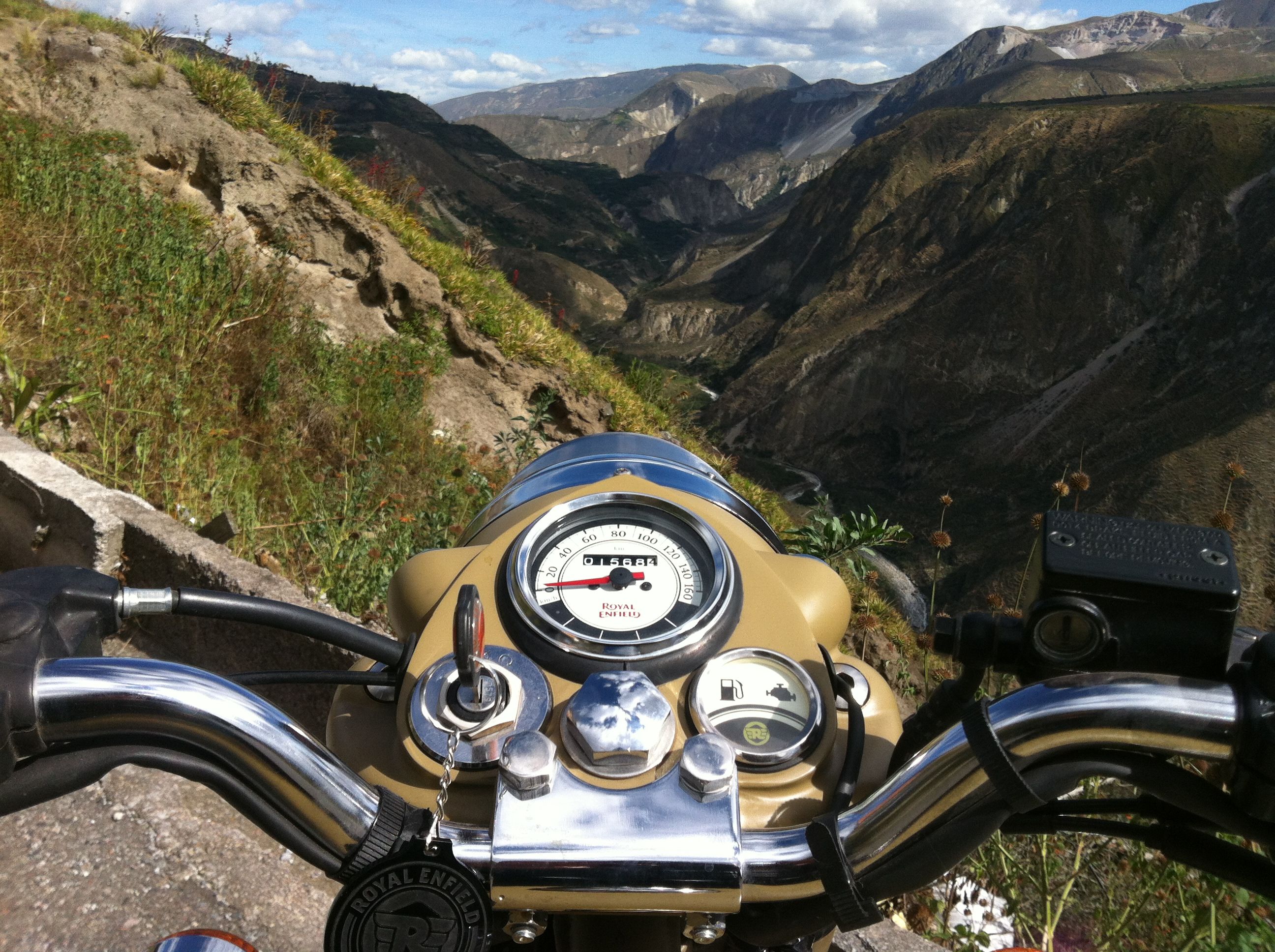 Royal Enfield Motorradreise Ecuador